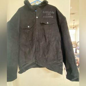 ALF Assholes Live Forever corduroy jacket